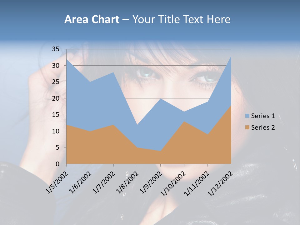 Fashion Attractive Model PowerPoint Template
