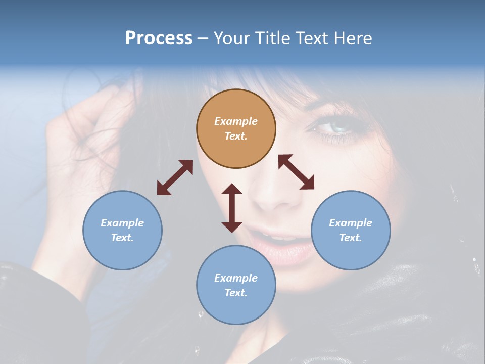 Fashion Attractive Model PowerPoint Template