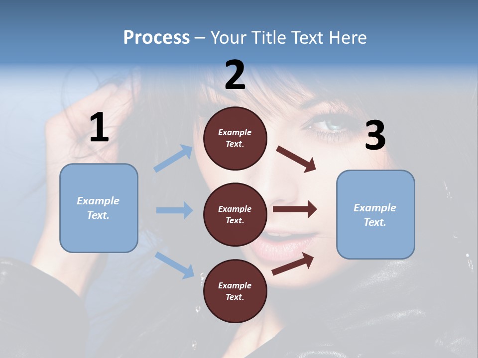 Fashion Attractive Model PowerPoint Template