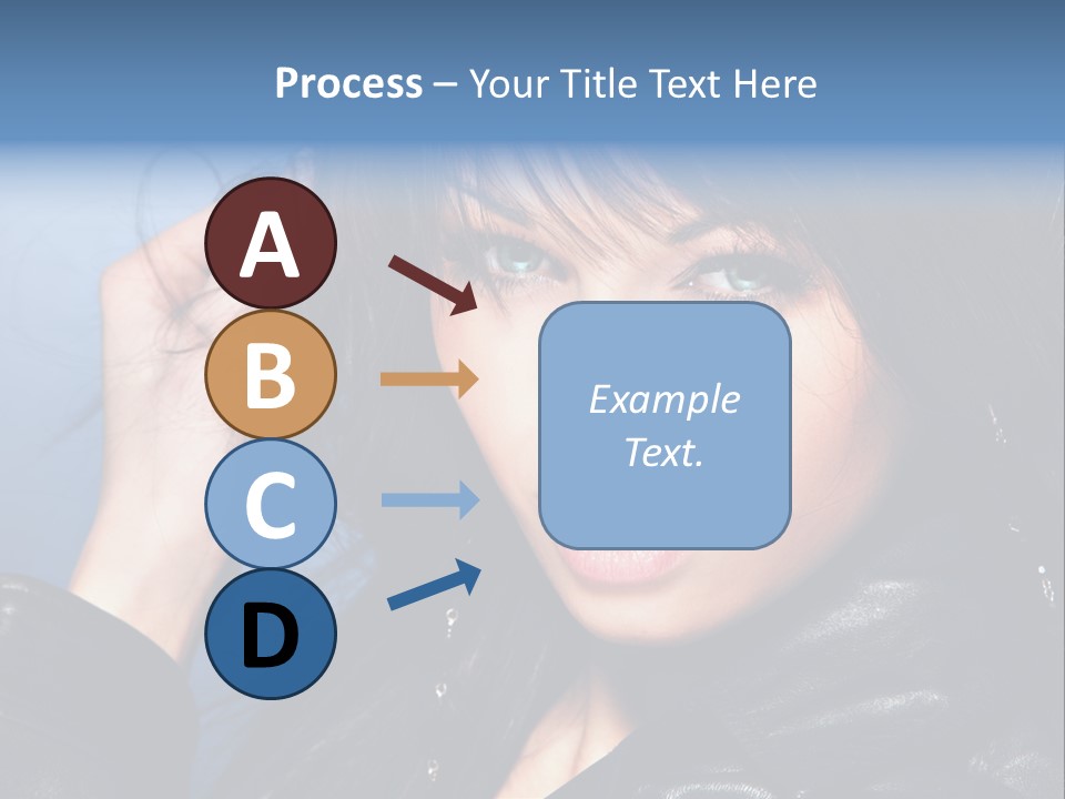 Fashion Attractive Model PowerPoint Template