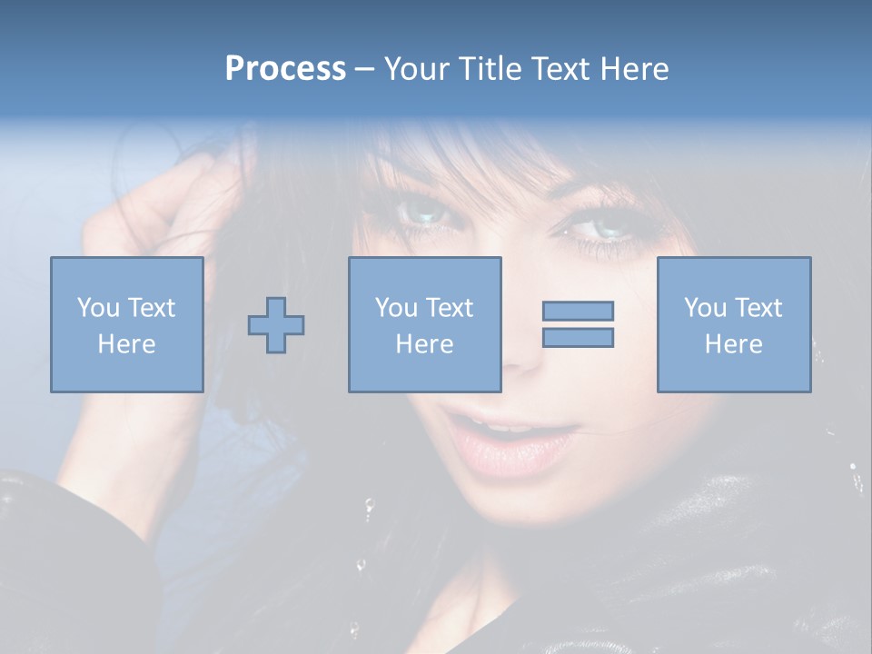 Fashion Attractive Model PowerPoint Template