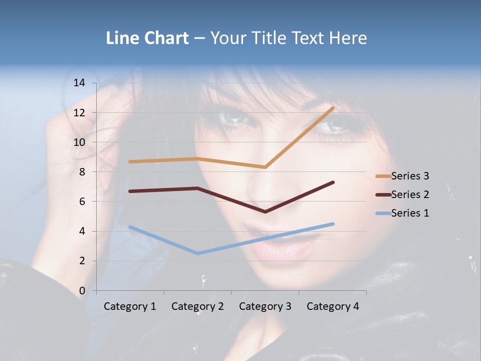Fashion Attractive Model PowerPoint Template