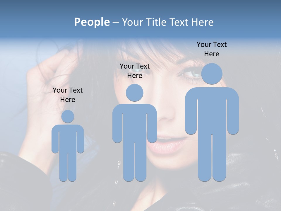 Fashion Attractive Model PowerPoint Template