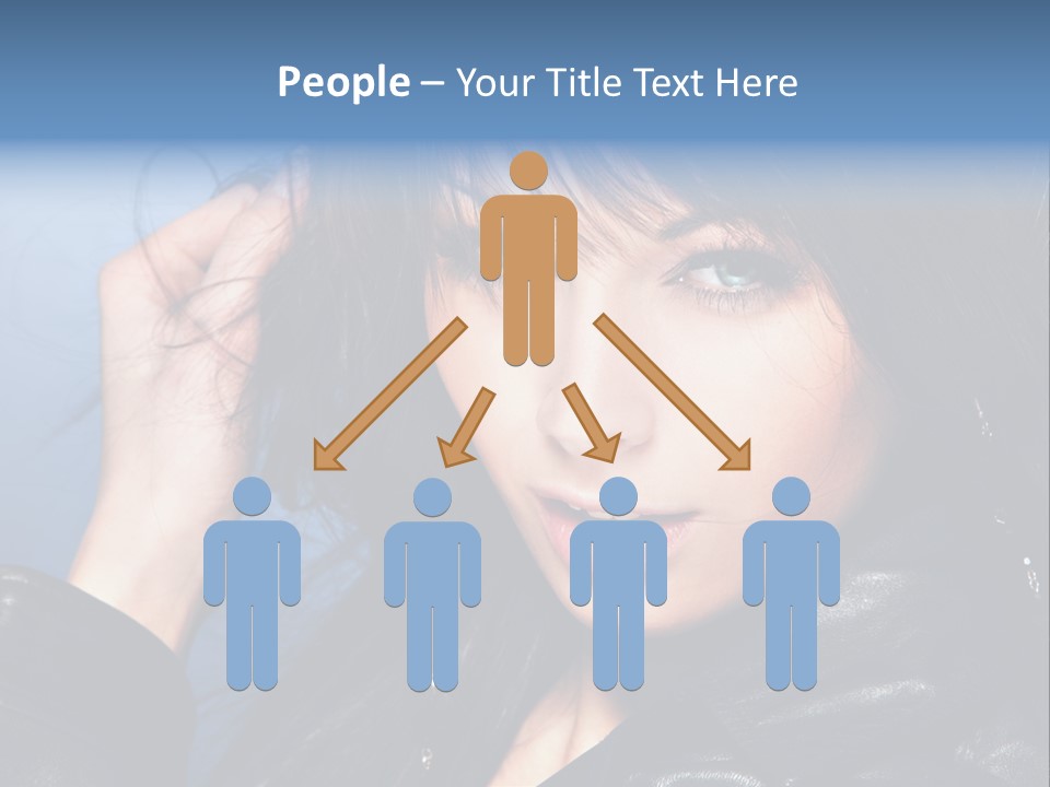 Fashion Attractive Model PowerPoint Template