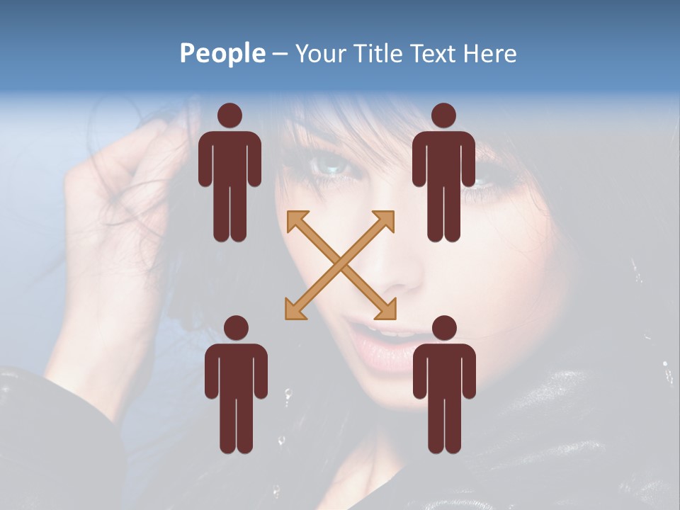 Fashion Attractive Model PowerPoint Template