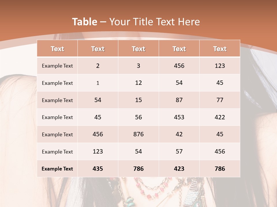 Style Youth Face PowerPoint Template
