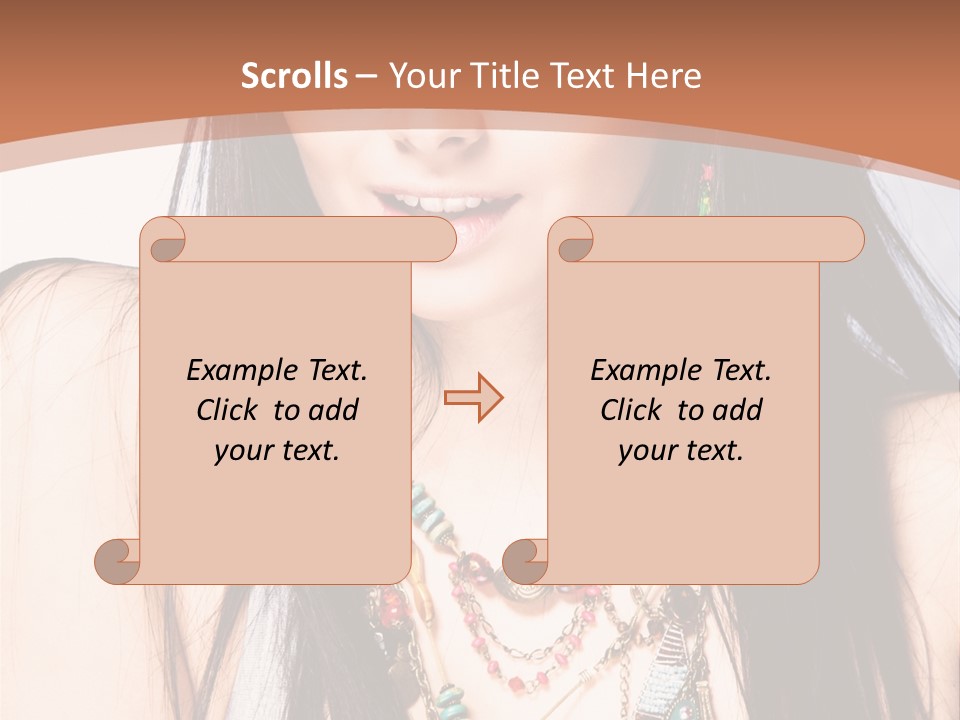 Style Youth Face PowerPoint Template