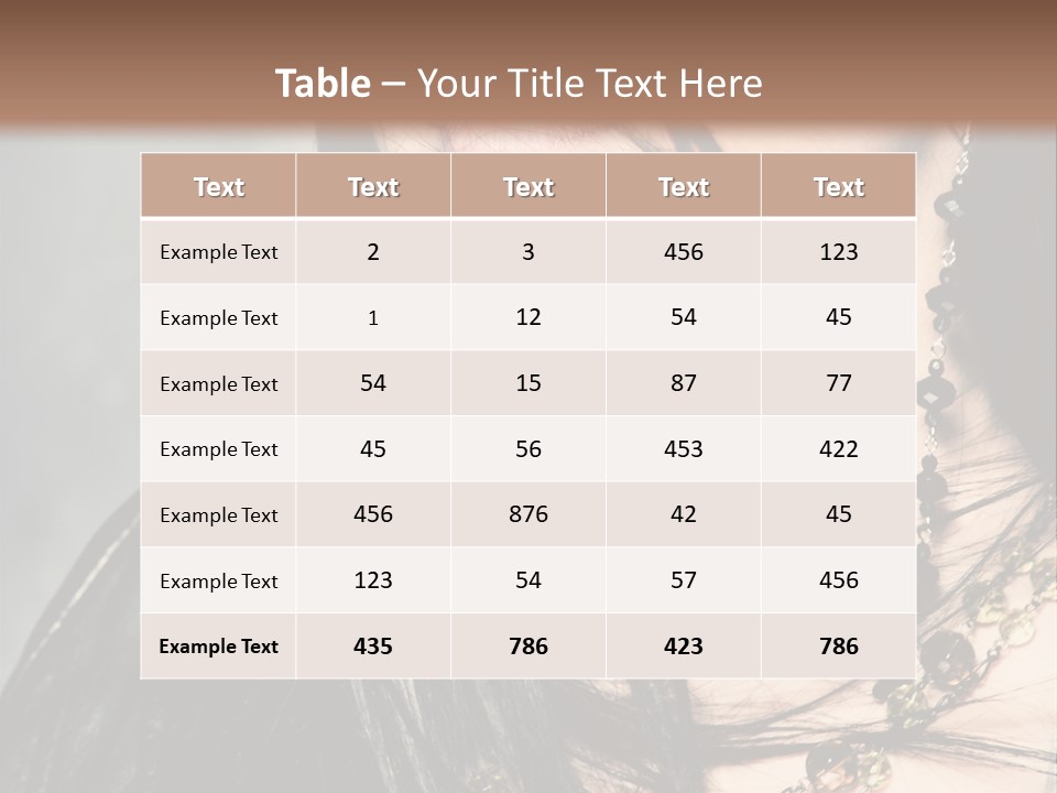 Visage Lips Blue Eyes PowerPoint Template