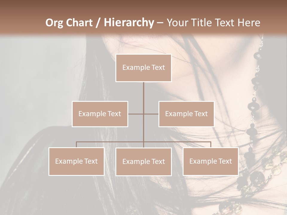 Visage Lips Blue Eyes PowerPoint Template