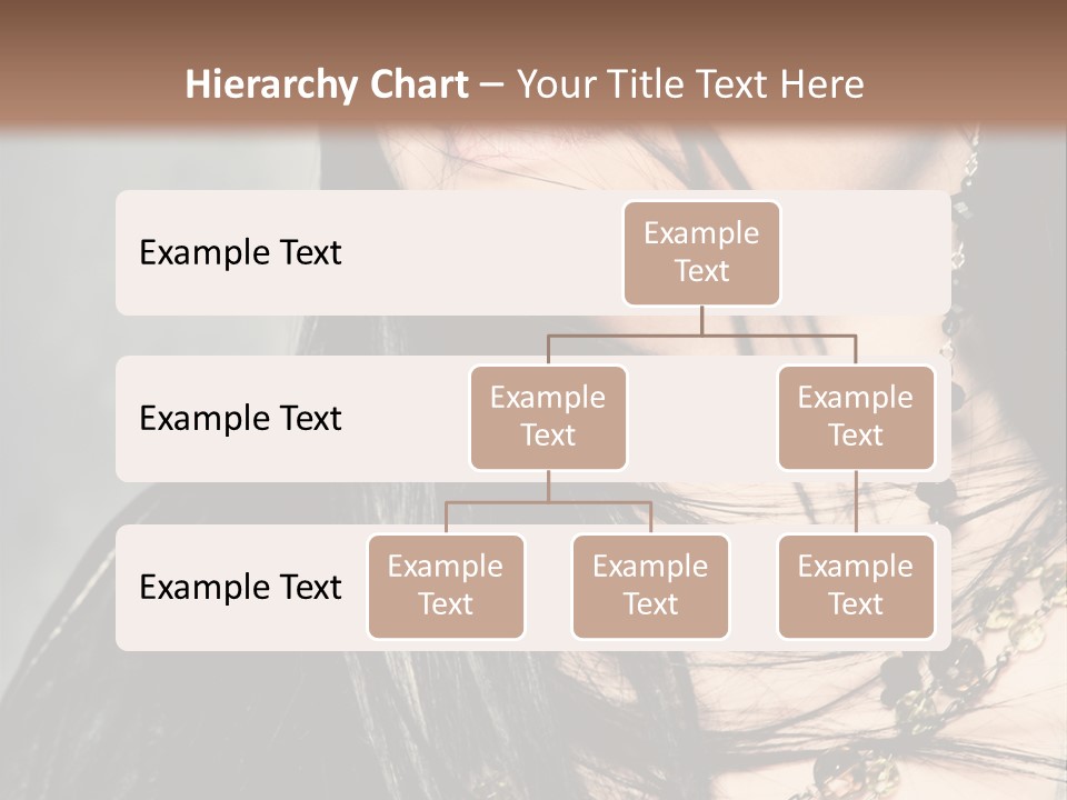 Visage Lips Blue Eyes PowerPoint Template