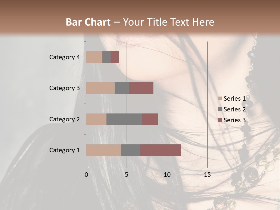 Visage Lips Blue Eyes PowerPoint Template