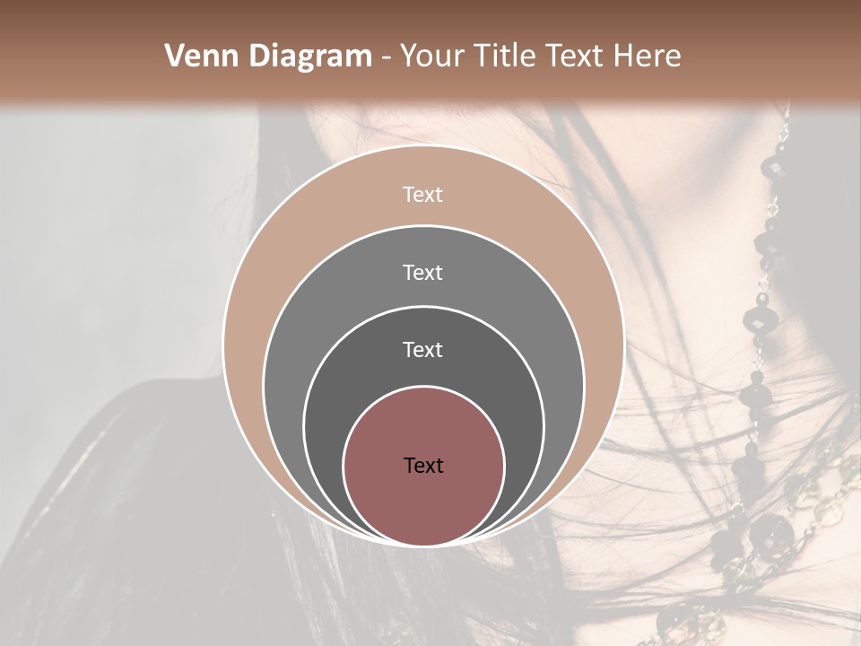 Visage Lips Blue Eyes PowerPoint Template