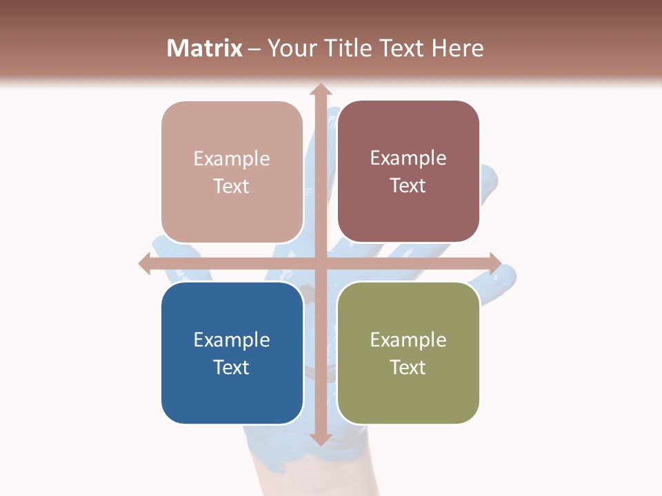 Kinderhand Kreativ Colour PowerPoint Template