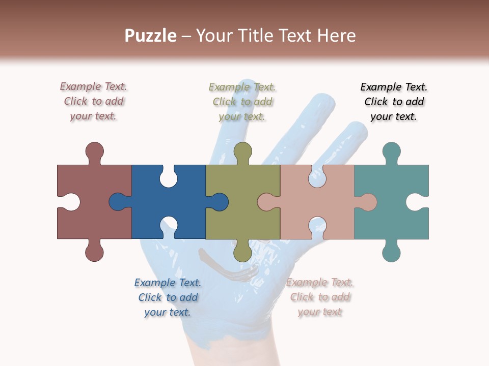 Kinderhand Kreativ Colour PowerPoint Template