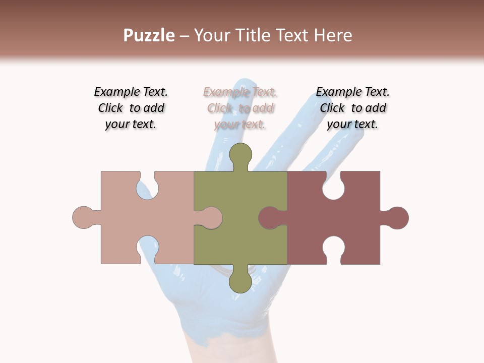 Kinderhand Kreativ Colour PowerPoint Template