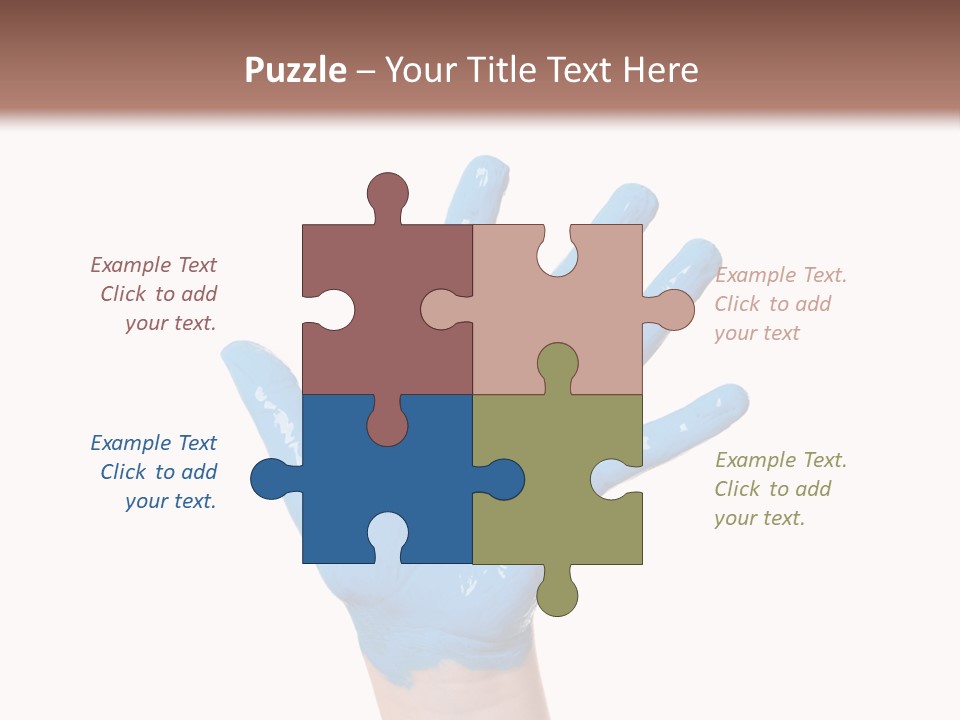 Kinderhand Kreativ Colour PowerPoint Template