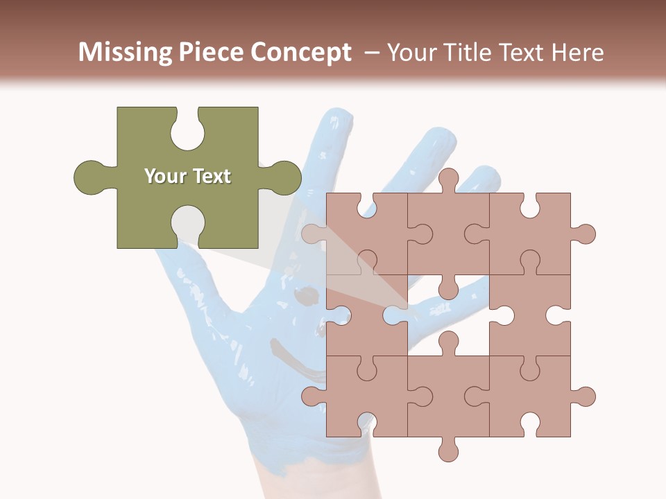 Kinderhand Kreativ Colour PowerPoint Template