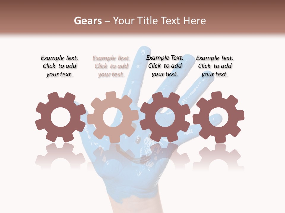 Kinderhand Kreativ Colour PowerPoint Template