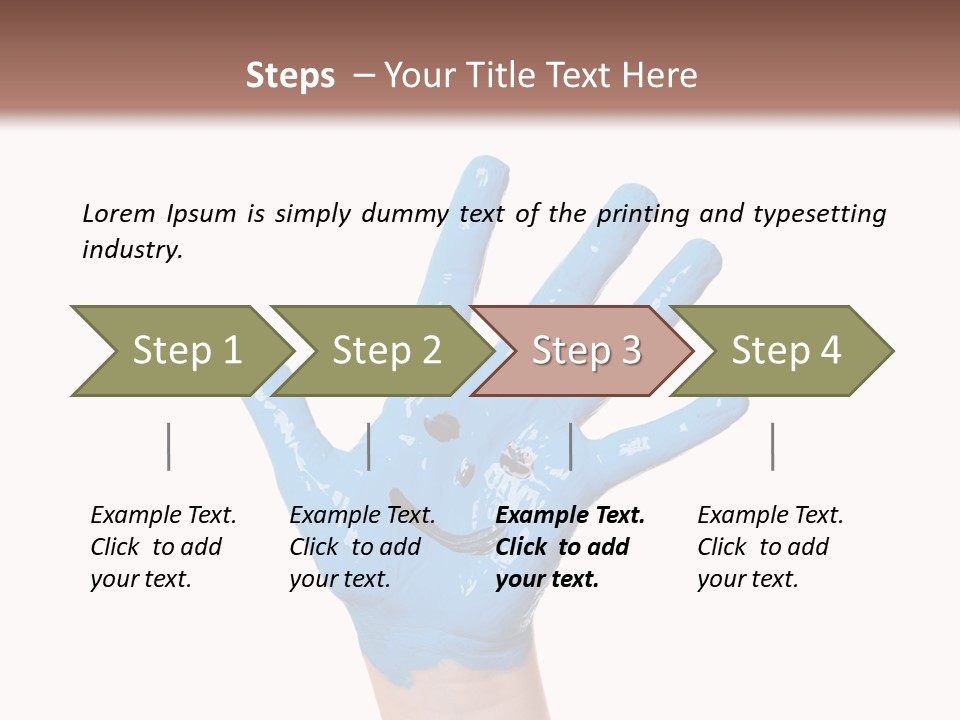 Kinderhand Kreativ Colour PowerPoint Template
