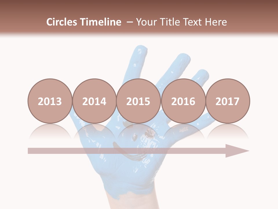 Kinderhand Kreativ Colour PowerPoint Template