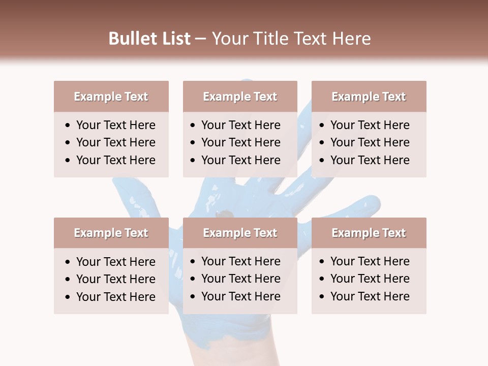 Kinderhand Kreativ Colour PowerPoint Template