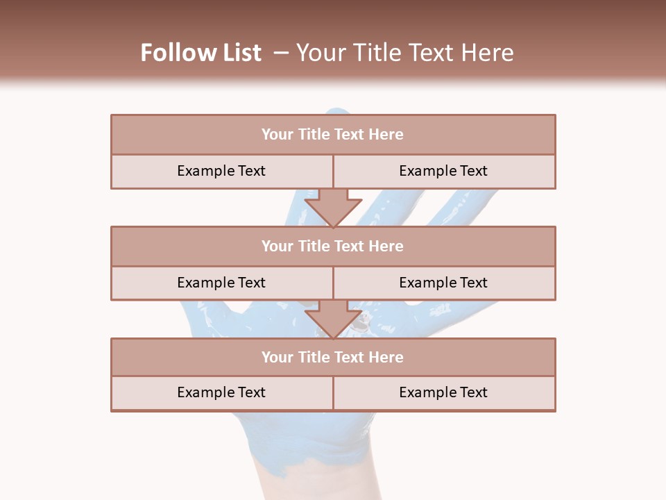 Kinderhand Kreativ Colour PowerPoint Template