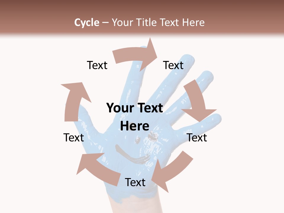 Kinderhand Kreativ Colour PowerPoint Template