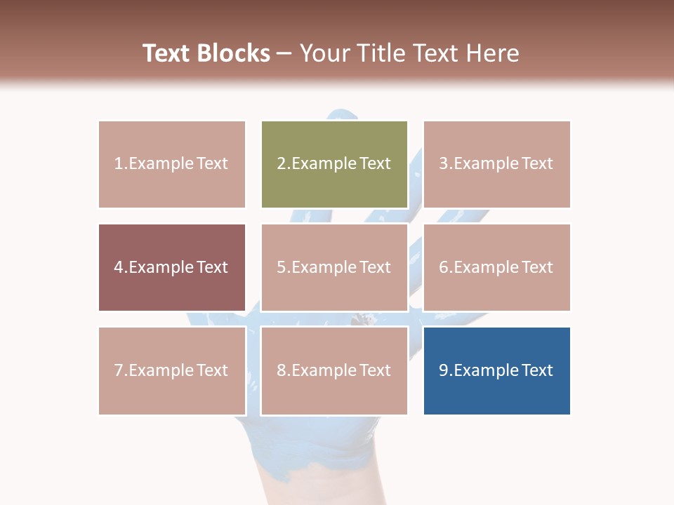 Kinderhand Kreativ Colour PowerPoint Template