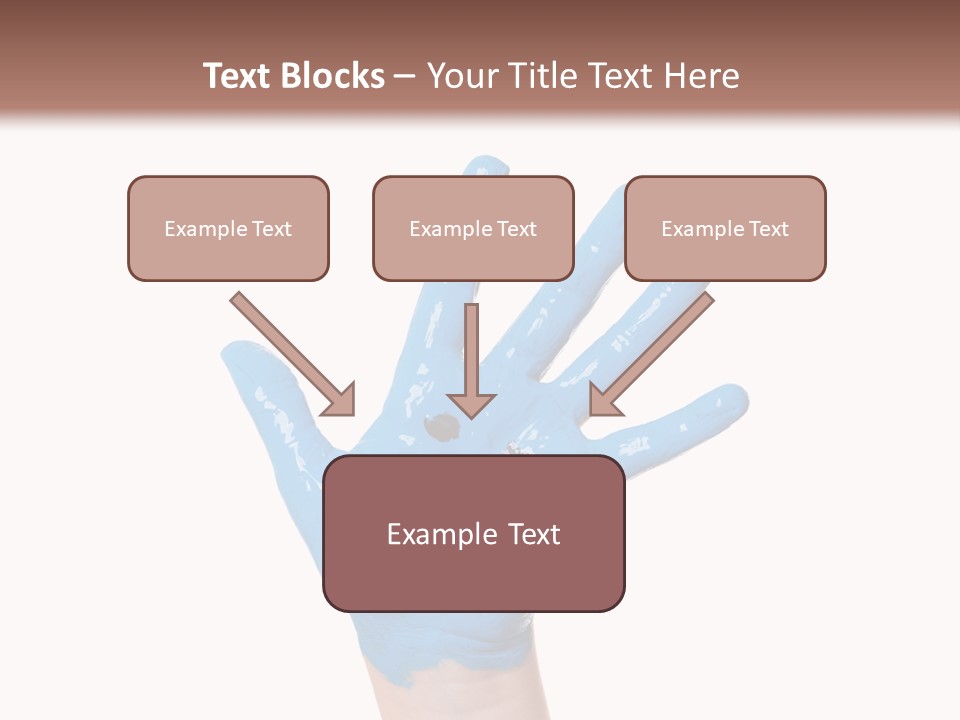 Kinderhand Kreativ Colour PowerPoint Template