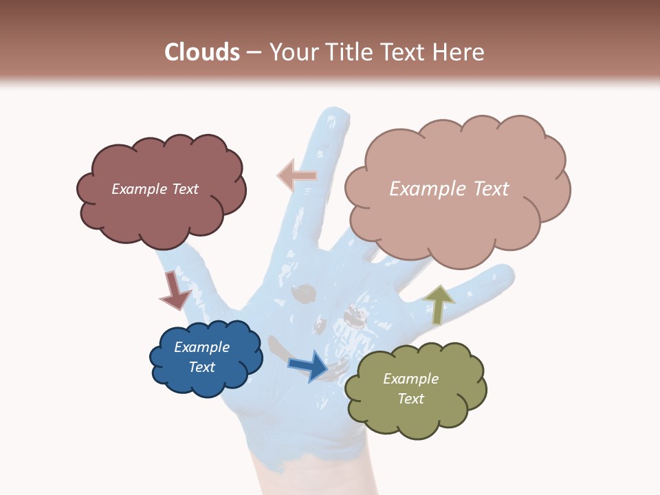 Kinderhand Kreativ Colour PowerPoint Template