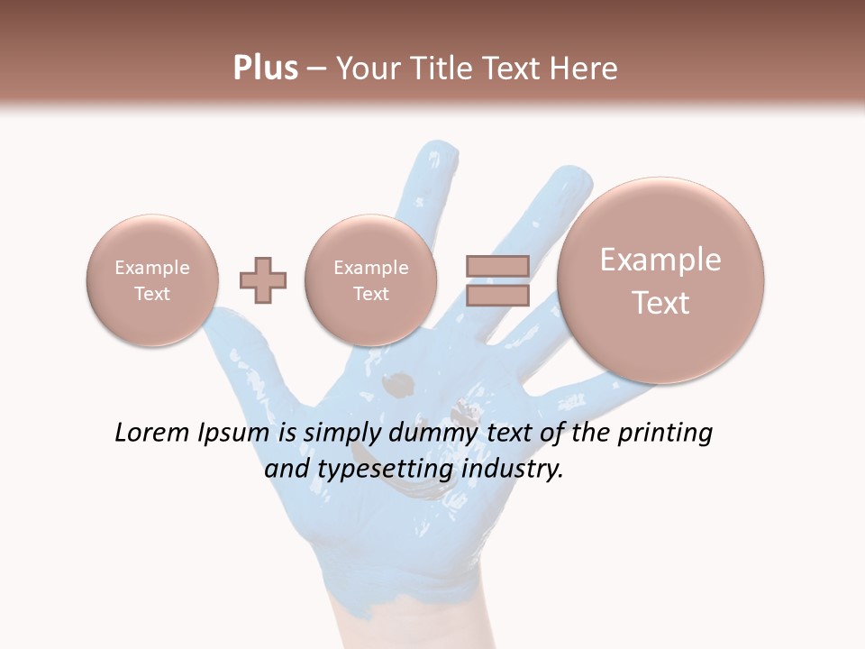 Kinderhand Kreativ Colour PowerPoint Template