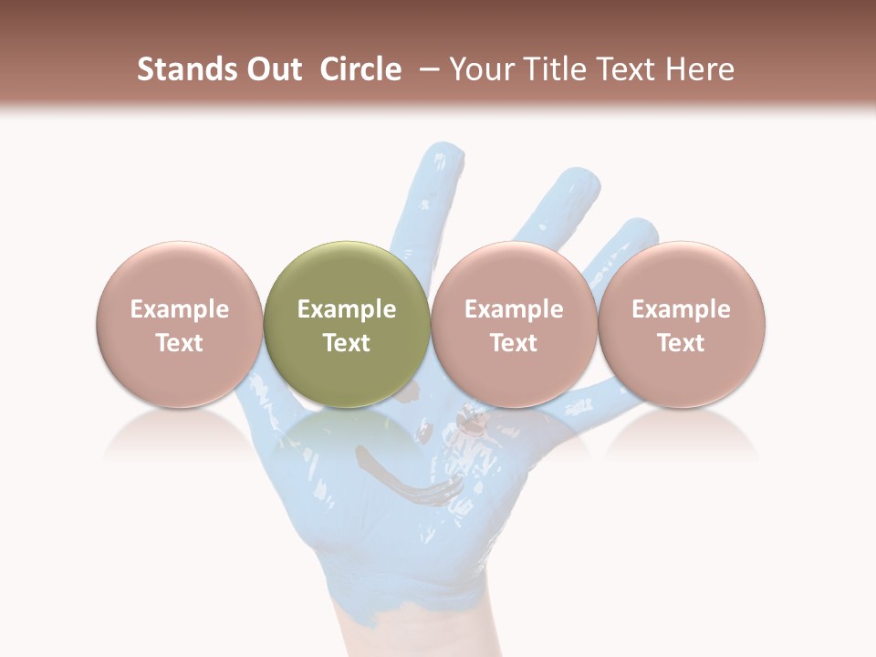 Kinderhand Kreativ Colour PowerPoint Template