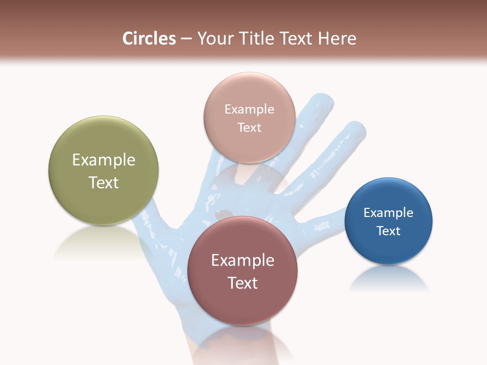 Kinderhand Kreativ Colour PowerPoint Template