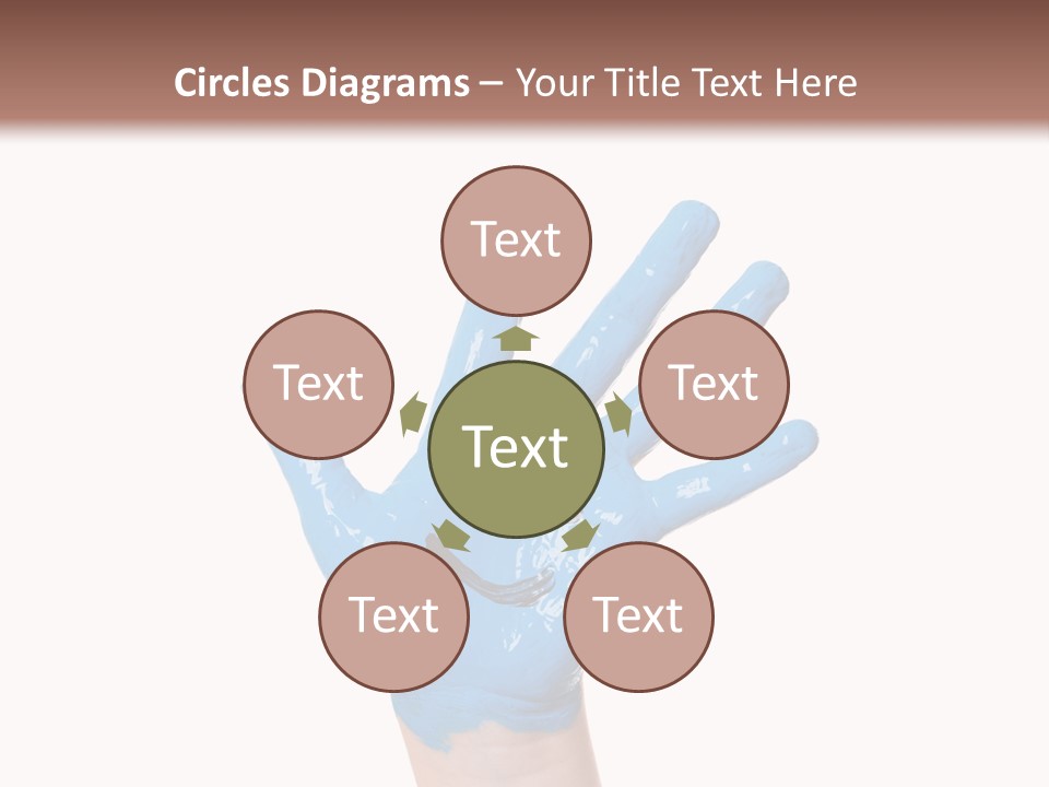 Kinderhand Kreativ Colour PowerPoint Template