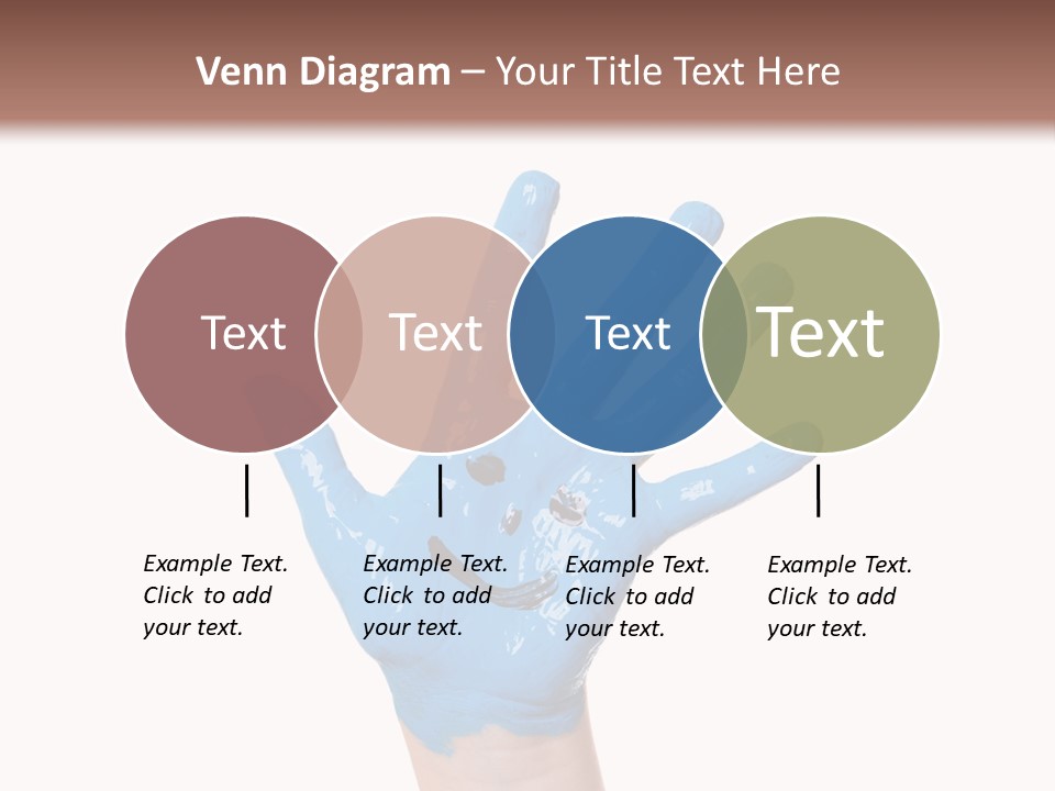 Kinderhand Kreativ Colour PowerPoint Template