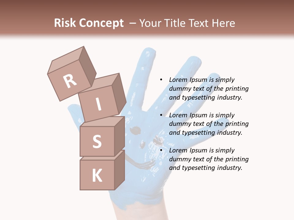 Kinderhand Kreativ Colour PowerPoint Template