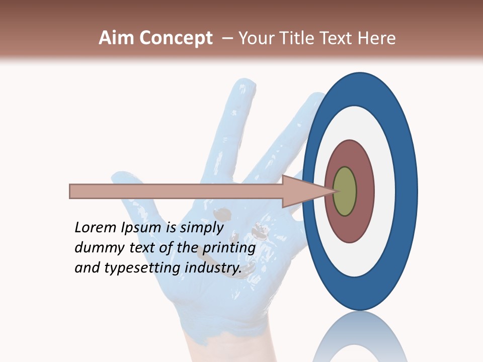 Kinderhand Kreativ Colour PowerPoint Template