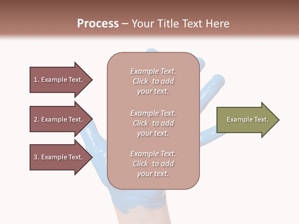 Kinderhand Kreativ Colour PowerPoint Template