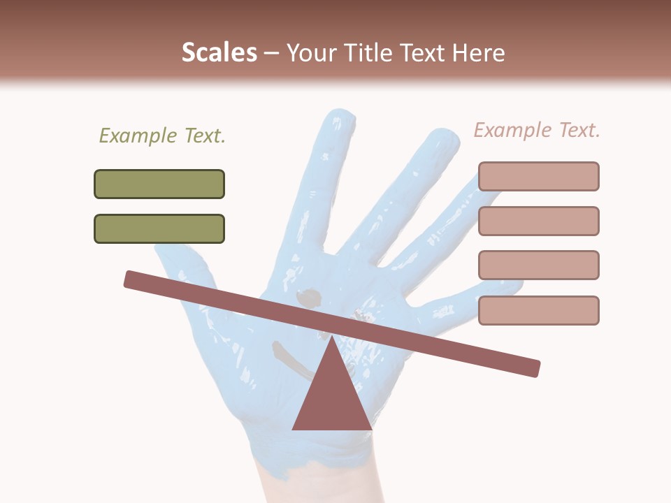 Kinderhand Kreativ Colour PowerPoint Template