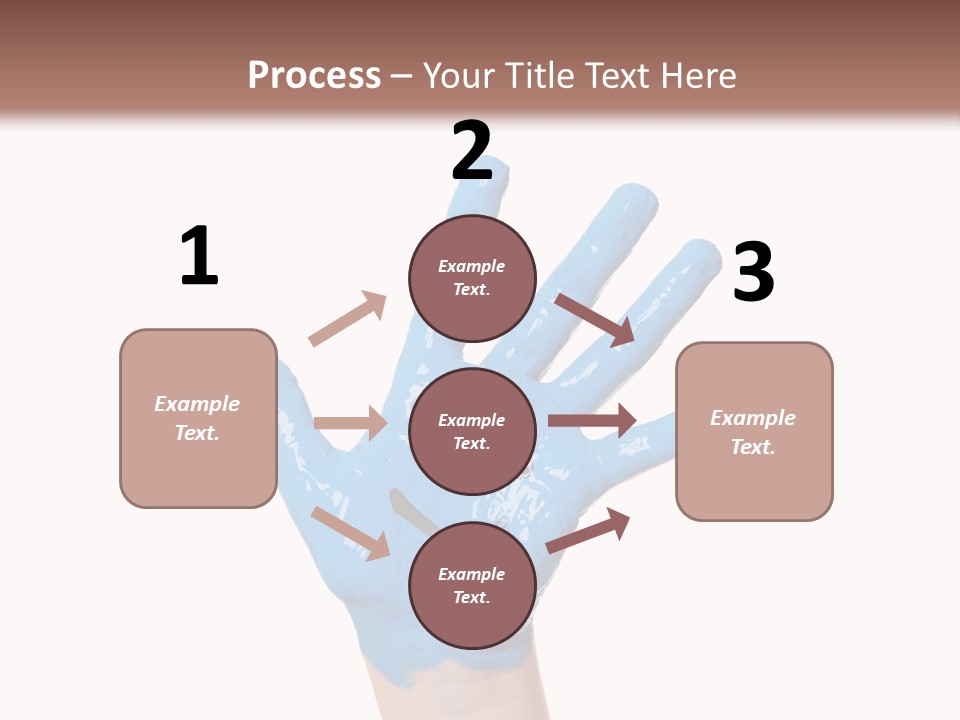 Kinderhand Kreativ Colour PowerPoint Template
