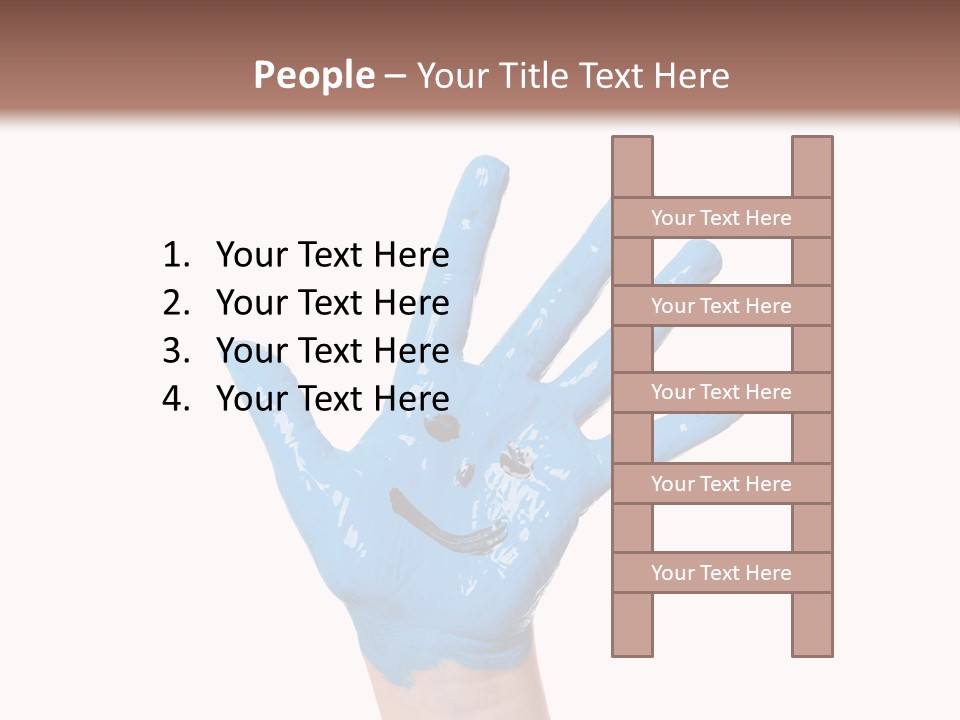 Kinderhand Kreativ Colour PowerPoint Template