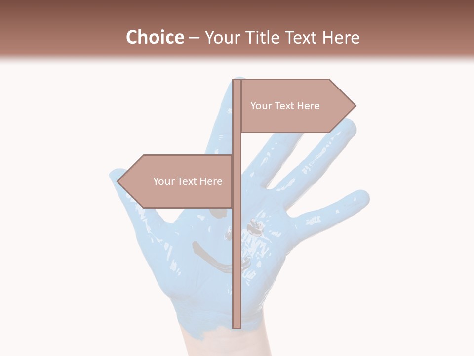 Kinderhand Kreativ Colour PowerPoint Template