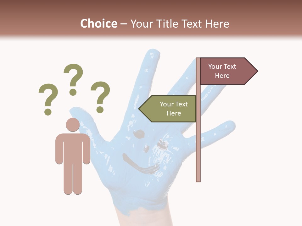 Kinderhand Kreativ Colour PowerPoint Template