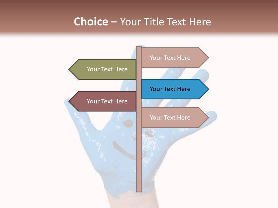 Kinderhand Kreativ Colour PowerPoint Template