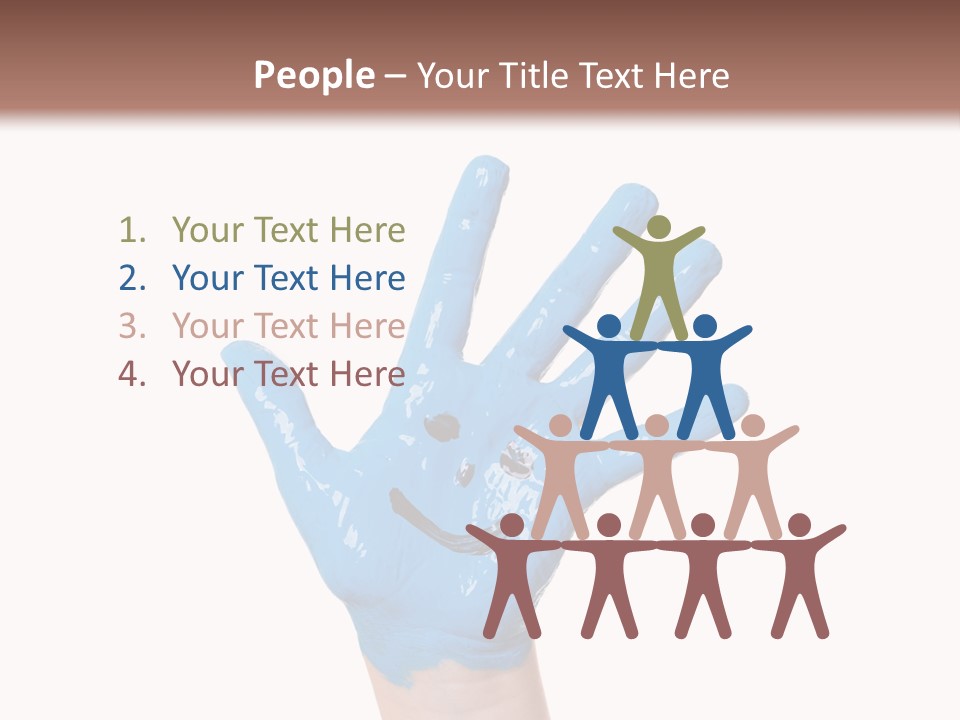 Kinderhand Kreativ Colour PowerPoint Template