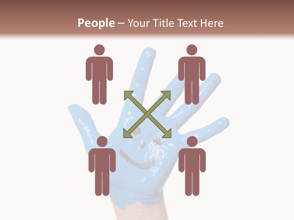 Kinderhand Kreativ Colour PowerPoint Template