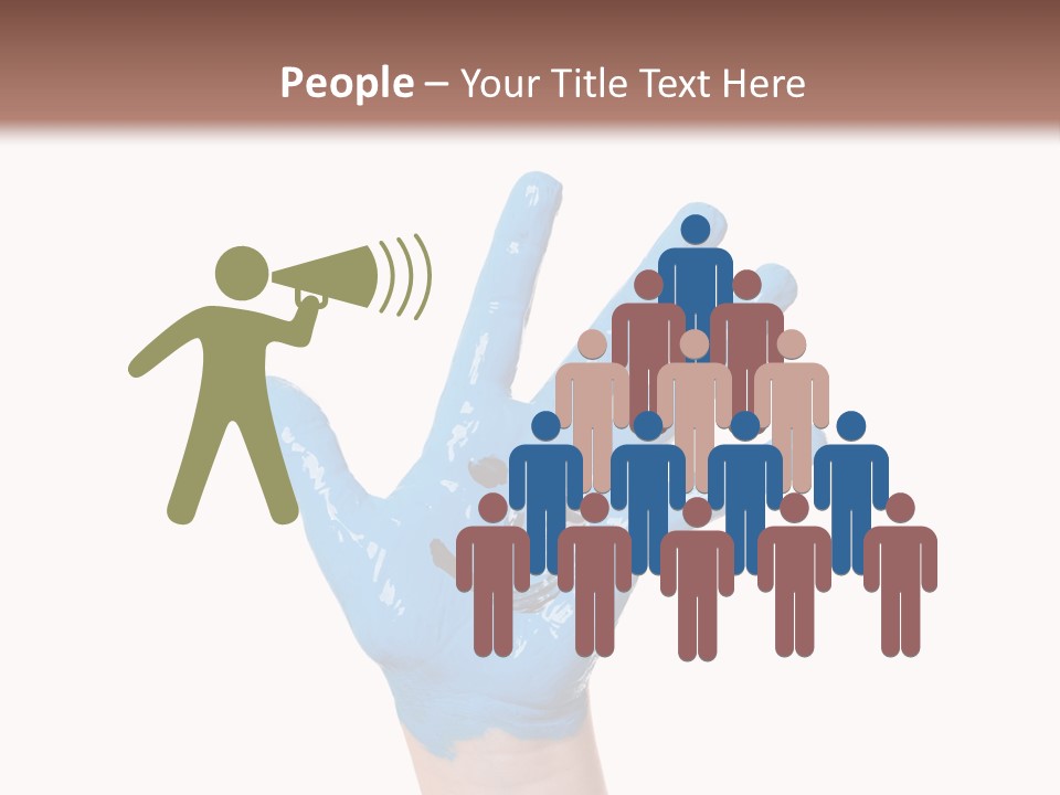 Kinderhand Kreativ Colour PowerPoint Template