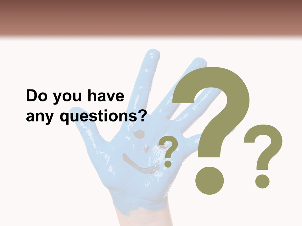 Kinderhand Kreativ Colour PowerPoint Template