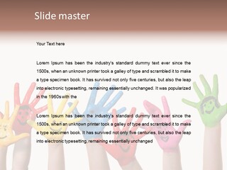 Kind Freisteller Kleinkind PowerPoint Template