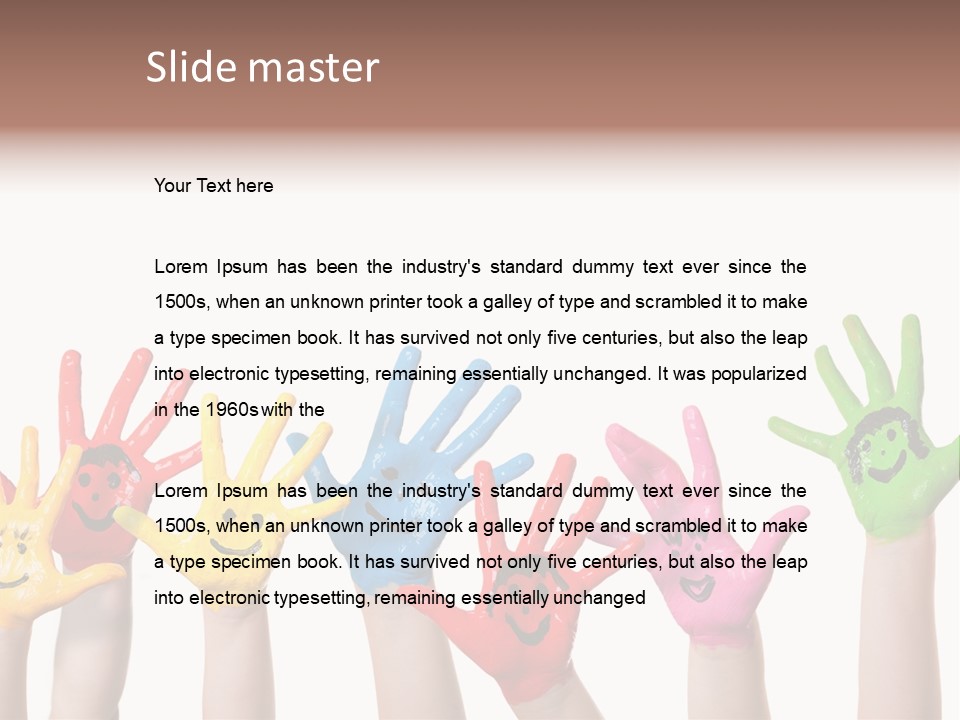 Kind Freisteller Kleinkind PowerPoint Template